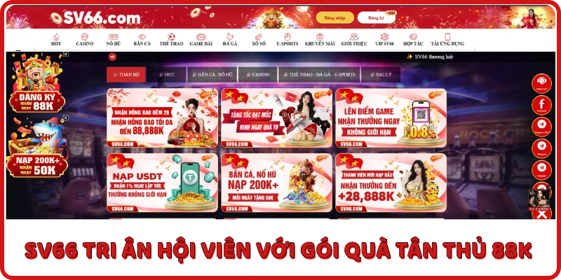 SV66 - So sánh ưu thế vượt trội so với 98Win, Bet88 và GK88